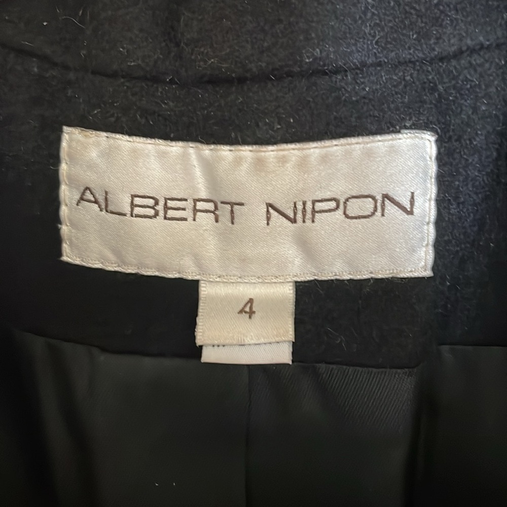 Albert Nipon Cashmere/ Wool Coat - image 2